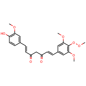 Chemical structure of Dimethoxycurcumin , CAS 160096-59-3, AChemBlock Y227016