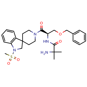 Chemical structure of Ibutamoren , CAS 159634-47-6, AChemBlock Y227034
