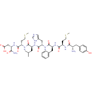 Chemical structure of Deltorphin , CAS 119975-64-3, AChemBlock Y227035