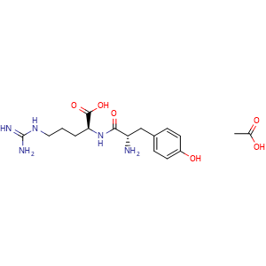 Chemical structure of Kyotorphin acetate , AChemBlock Y227036