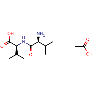 Chemical structure of Valylvaline acetate , AChemBlock Y227049