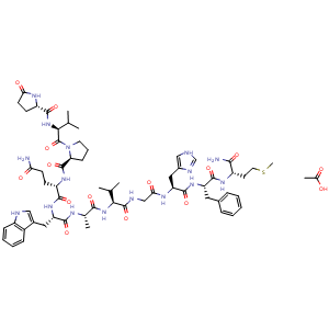 Chemical structure of Ranatensin acetate , AChemBlock Y227052