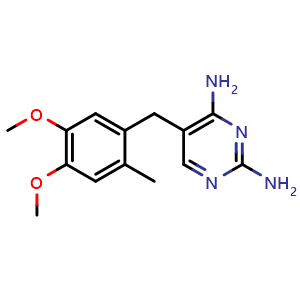 Chemical structure of Ormetoprim , CAS 6981-18-6, AChemBlock Y227067