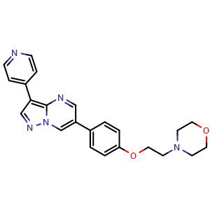 Chemical structure of Pyrazolo[1,5-a]pyrimidine 4h , CAS 597544-21-3, AChemBlock Y227073