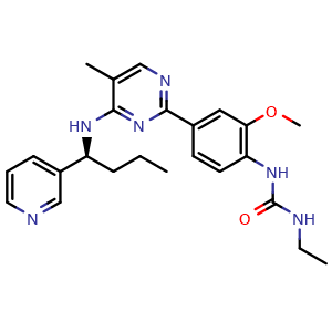 Chemical structure of Lexibulin , CAS 917111-44-5, AChemBlock Y227081