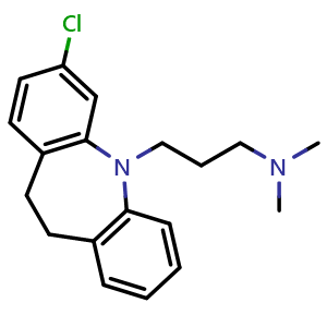 Chemical structure of Clomipramine , CAS 303-49-1, AChemBlock Y227088