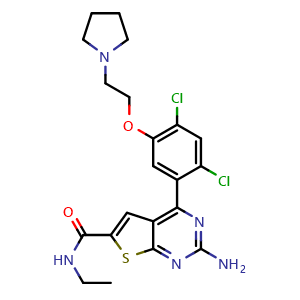 Chemical structure of VER-82576 , CAS 847559-80-2, AChemBlock Y227092