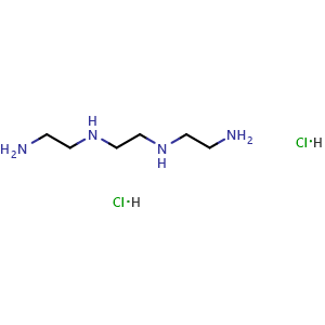 Chemical structure of Trientine-2 hydrochloride , CAS 38260-01-4, AChemBlock Y227104
