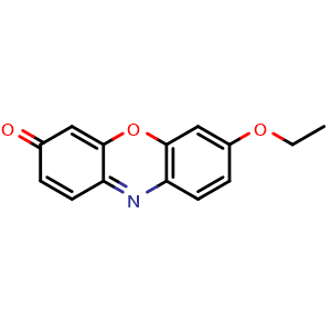 Chemical structure of 7-Ethoxyresorufin , CAS 5725-91-7, AChemBlock Y227132