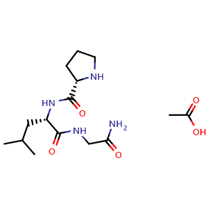 Chemical structure of Oxytocin C-terminal tripeptide Acetate , AChemBlock Y227140