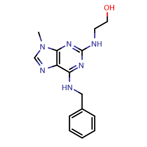 Chemical structure of Olomoucine , CAS 101622-51-9, AChemBlock Y227147