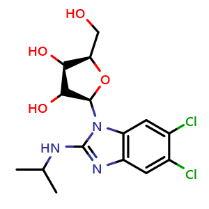 Chemical structure of Maribavir , CAS 176161-24-3, AChemBlock Y227152