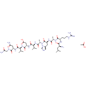 Chemical structure of Cadherin Peptide, avian Acetate , AChemBlock Y227162