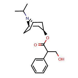 Chemical structure of N-Isopropylnoratropine , CAS 22235-81-0, AChemBlock Y227164