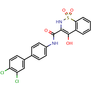 Chemical structure of PF-9184 , CAS 1221971-47-6, AChemBlock Y227175