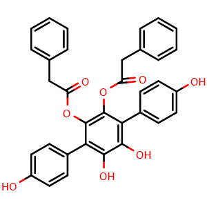 Chemical structure of Vialinin A , CAS 858134-23-3, AChemBlock Y227245