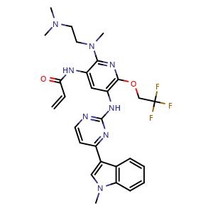 Chemical structure of Alflutinib , CAS 1869057-83-9, AChemBlock Y227253