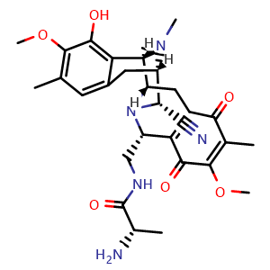Chemical structure of Cyanosafracin B , CAS 96996-50-8, AChemBlock Y227256