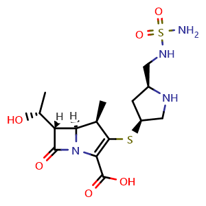 Chemical structure of Doripenem , CAS 148016-81-3, AChemBlock Y227263