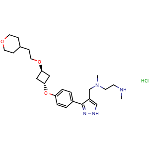 Chemical structure of EPZ020411 hydrochloride , CAS 2070015-25-5, AChemBlock Y227267