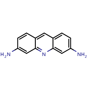 Chemical structure of Proflavine , CAS 92-62-6, AChemBlock Y227276