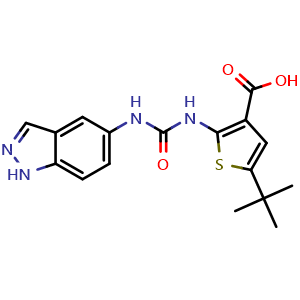 Chemical structure of S6K-18 , CAS 1265789-88-5, AChemBlock Y227279