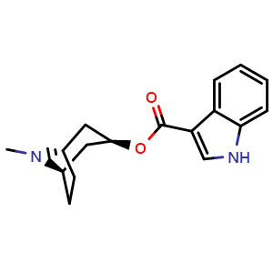Chemical structure of Tropisetron , CAS 89565-68-4, AChemBlock Y227286
