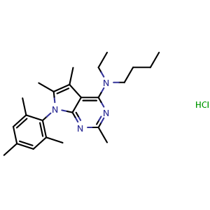 Chemical structure of Antalarmin hydrochloride , CAS 220953-69-5, AChemBlock Y227305