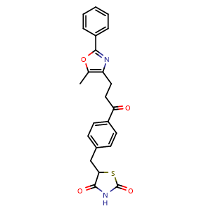 Chemical structure of Darglitazone , CAS 141200-24-0, AChemBlock Y227320