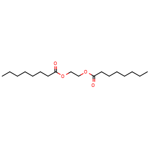 Chemical structure of Dioctanoylglycol , CAS 627-86-1, AChemBlock Y227321