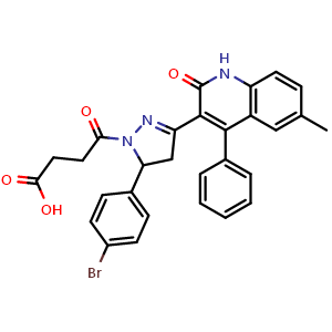 Chemical structure of DQP 1105 , CAS 380560-89-4, AChemBlock Y227325