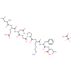 Chemical structure of eukaryotic translation elongation factor 1 alpha 1 (EEF1A1) (387-394) [Multiple species] , AChemBlock Y227329