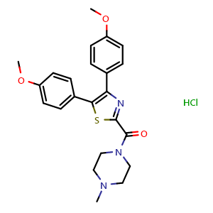Chemical structure of FR 122047 hydrochloride , CAS 130717-51-0, AChemBlock Y227332
