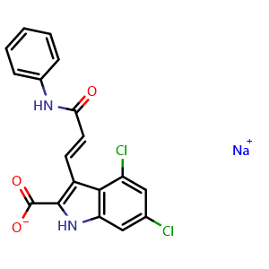 Chemical structure of Gavestinel , CAS 153436-38-5, AChemBlock Y227334