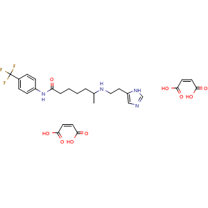 Chemical structure of HTMT dimaleate , CAS 195867-54-0, AChemBlock Y227343