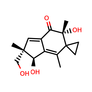 Chemical structure of Illudin S , CAS 1149-99-1, AChemBlock Y227347