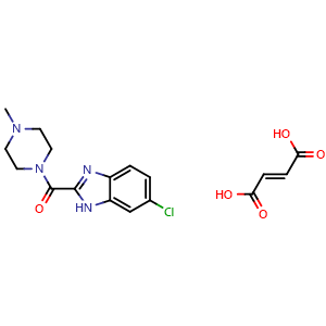 Chemical structure of JNJ 10191584 maleate , CAS 869497-75-6, AChemBlock Y227349