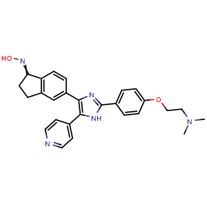 Chemical structure of SB-590885 , CAS 405554-55-4, AChemBlock Y227358