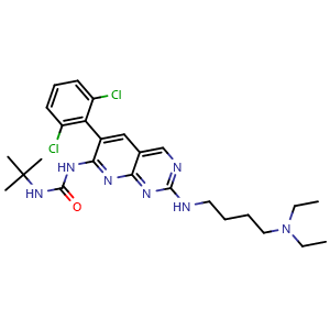 Chemical structure of PD-161570 , CAS 192705-80-9, AChemBlock Y227380