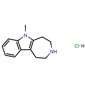 Chemical structure of PNU 22394 hydrochloride , CAS 15923-42-9, AChemBlock Y227393