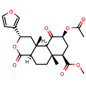Chemical structure of Salvinorin A , CAS 83729-01-5, AChemBlock Y227408