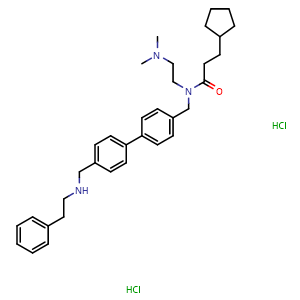 Chemical structure of SB 699551 dihydrochloride , CAS 864741-95-7, AChemBlock Y227411