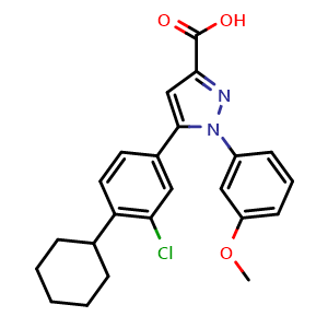 Chemical structure of TC LPA5 4 , CAS 1393814-38-4, AChemBlock Y227425
