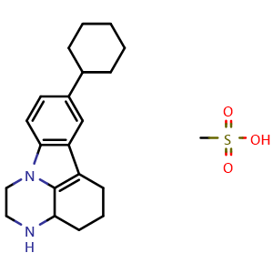 Chemical structure of Tetrindole mesylate , CAS 170964-68-8, AChemBlock Y227432