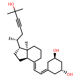 Chemical structure of Inecalcitol , CAS 163217-09-2, AChemBlock Y227479