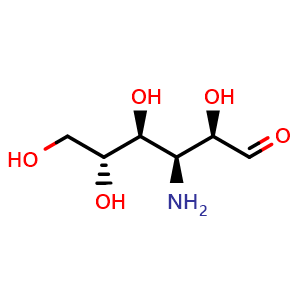 Chemical structure of Kanosamine , CAS 576-44-3, AChemBlock Y227484