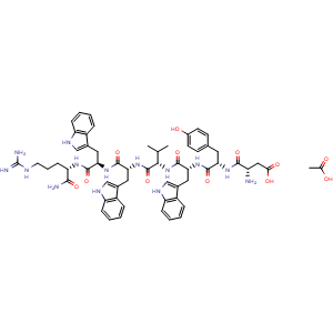 Chemical structure of MEN 10207 acetate , AChemBlock Y227492