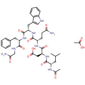Chemical structure of R 396 acetate , AChemBlock Y227504