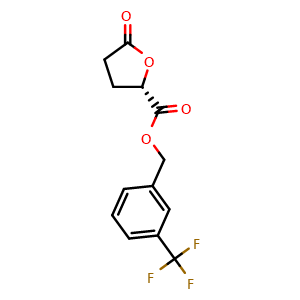 Chemical structure of TFMB-(S)-2-HG , CAS 1445703-64-9, AChemBlock Y227518