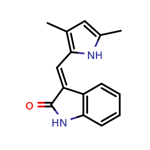 Chemical structure of (Z)-Semaxinib , CAS 194413-58-6, AChemBlock Y227526